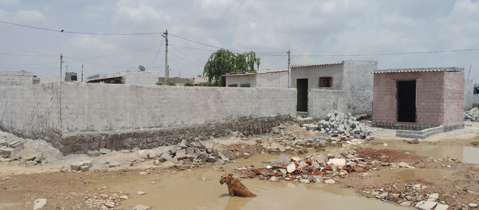 ప్రభుత్వ స్థలాల్లో దర్జాగా ఇళ్ల నిర్మాణం ప్రభుత్వ స్థలాల్లో దర్జాగా ఇళ్ల నిర్మాణం