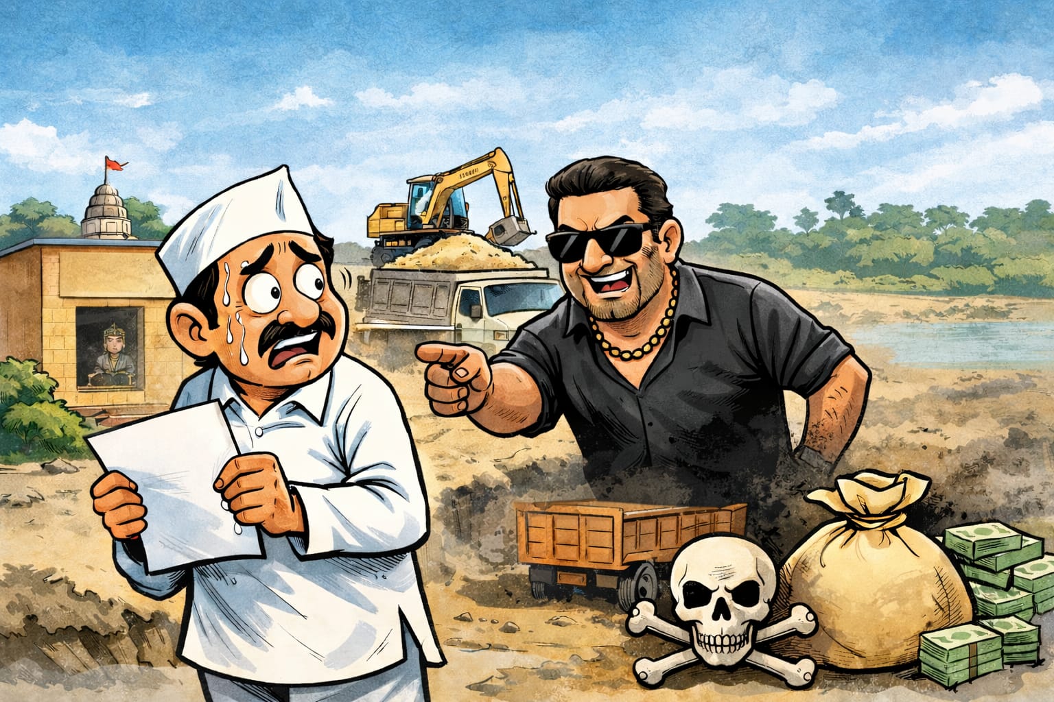 ఇసుక మాఫియా ఆగడాలు ..