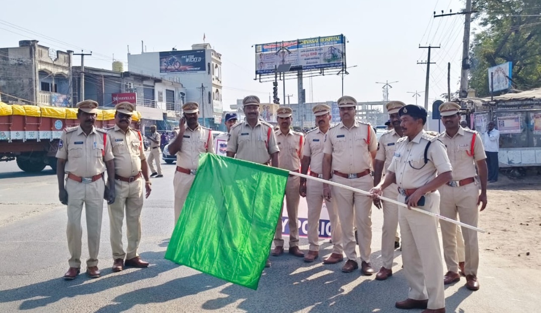 స్వేచ్ఛాయుత ఎన్నికల కోసమే ఫ్లాగ్ మార్చ్