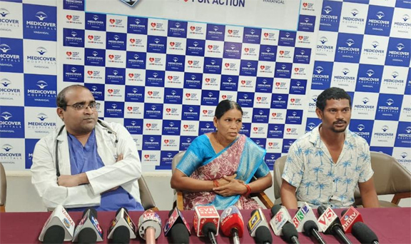 మెడికవర్ హాస్పిటల్స్ లో అరుదైన WPW (గుండె విద్యుత్ ప్రవాహంలో సమస్య)సిండ్రోమ్‌ కు విజయవంతమైన చికిత్స