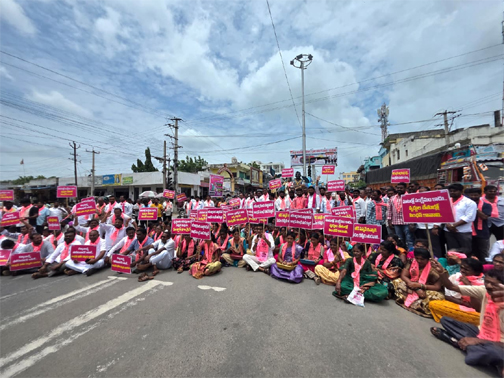 బీడీ కార్మికులు, వృద్ధులకు పెన్షన్లు మంజూరు చేయాలి బీడీ కార్మికులు, వృద్ధులకు పెన్షన్లు మంజూరు చేయాలి